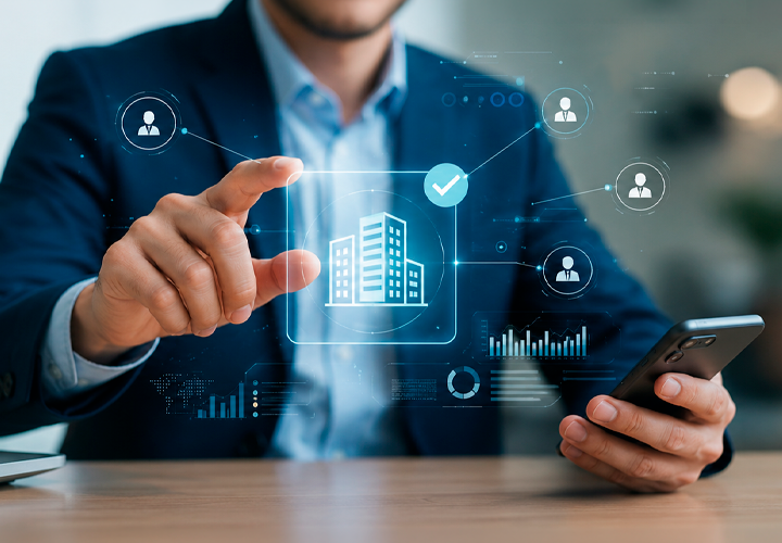 Outbound B2B, ABM, CRM e inteligência comercial impulsionam a previsibilidade de resultados e receita.